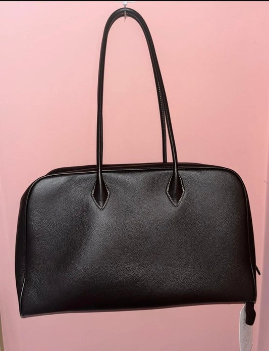 Black large capacity hand-held toast bag